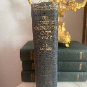 Antique The Economic Consequences of the Peace John Maynard Keynes Book Vintage